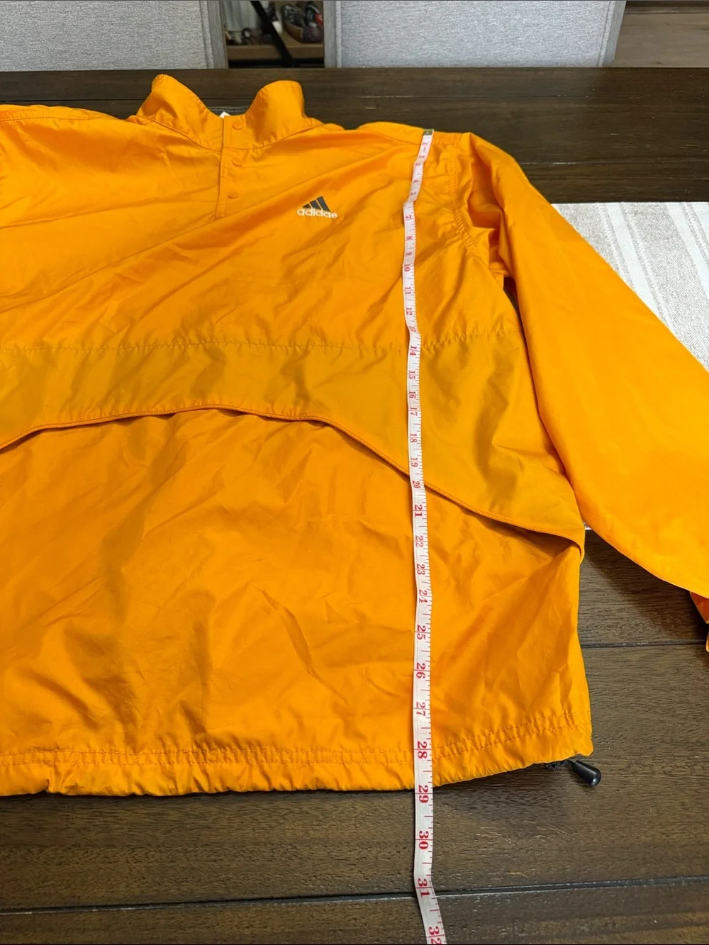 Vintage 90’s Adidas yellow windbreaker